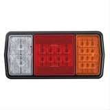 J. W. Speaker 265 Series Taillight Assemblies 342421 Assembly, Series, LED, Red/Amber/Clear Lens, Black Housing, Each thumbnail 1
