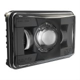 J. W. Speaker 8800 Evolution 2 LED Headlights 552571 Headlight, LED, Rectangle, Clear Lens, Black Housing, Black Bezel, 6.600 in. Length, 4.220 in. Height, Each thumbnail 1