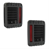 J. W. Speaker 279 J Series DOT-Compliant LED Taillights for 2007-2017 WRANGLER, 2018 WRANGLER JK - 347531 Taillights, LED, Clear Lens, Black Housing, Jeep, Pair thumbnail 9