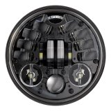 J. W. Speaker 8790 Adaptive 2 LED Headlights 555091 Headlight, LED, Round, Clear Lens, Gray Housing, Black Inner Bezel, 5.750 in. Diameter, Each thumbnail 1