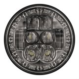 J. W. Speaker 8630 Evolution LED Headlights 549911 Headlight, LED, Round, Clear Lens, Black Housing, Right Hand Traffic Beam, Each thumbnail 1