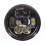 J. W. Speaker 8630 Evolution DOT-Compliant LED Headlights 550921 Headlight, LED, Round, Clear Lens, Black Housing, Black Inner Bezel, 5.750 in. Diameter, Each thumbnail 1