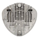 J. W. Speaker 8695 Adaptive 2 LED Headlights 555161 Headlight, LED, Diamond, Clear Lens, Gray Housing, Chrome Inner Bezel, Victory, Each thumbnail 3