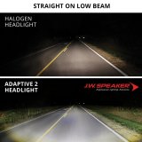 J. W. Speaker 8695 Adaptive 2 LED Headlights 555161 Headlight, LED, Diamond, Clear Lens, Gray Housing, Chrome Inner Bezel, Victory, Each thumbnail 4