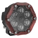 J. W. Speaker Trail 6 Flash Light Pods 0555363 Auxiliary Lights, Flash, LED, 12V, Aluminum, Black, 690 Lumens, Pair thumbnail 2