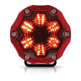 J. W. Speaker Trail 6 Flash Light Pods 0555363 Auxiliary Lights, Flash, LED, 12V, Aluminum, Black, 690 Lumens, Pair thumbnail 3