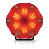 J. W. Speaker Trail 6 Flash Light Pods 0555363 Auxiliary Lights, Flash, LED, 12V, Aluminum, Black, 690 Lumens, Pair thumbnail 5