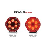 J. W. Speaker Trail 6 Flash Light Pods 0555363 Auxiliary Lights, Flash, LED, 12V, Aluminum, Black, 690 Lumens, Pair thumbnail 7