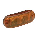 J. W. Speaker 272 LED Side Turn Signal Lights 341801 Indicator, Light, Front, Rear, Amber Lens, Each thumbnail 1