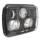 J. W. Speaker 8910 Evolution 2 LED Headlights 554441 Headlight Assemblies, Model 2, LED, Clear Lens, Black Housing, Black Bezel, 12-24 V LHT, Each thumbnail 1