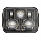 J. W. Speaker 8910 Evolution 2 LED Headlights 554441 Headlight Assemblies, Model 2, LED, Clear Lens, Black Housing, Black Bezel, 12-24 V LHT, Each thumbnail 2