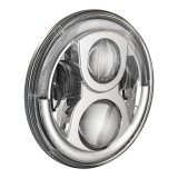 J. W. Speaker 8700 Evo 2 Pro ECE-Compliant Dual Burn LED Headlights 0556951 Headlights, LED, EVO PRO, Chrome Inner Bezel, ECE-Compliant, Left Hand Traffic, Each thumbnail 2