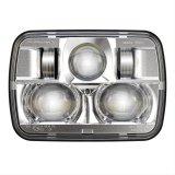 J. W. Speaker 8900 Evolution 2 LED Headlights 554431 8900-EV2 12/24V ECE LHT Non-HTD Chrome thumbnail 2