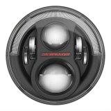 J. W. Speaker 8700 Evo 2 ECE-Compliant Dual Burn LED Headlights for 2007-2017 WRANGLER, 2018 WRANGLER JK - 554553 Headlights, LED, Evolution J2, Black Trim, ECE-Compliant, Right Hand Traffic, Jeep, Pair thumbnail 1
