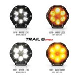J. W. Speaker Trail 6 Pro Light Pods 0555373 Auxiliary Lights, Pro, LED, 12V, Aluminum, Black, 1,320 Lumens, Pair thumbnail 4