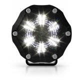 J. W. Speaker Trail 6 Pro Light Pods 0555373 Auxiliary Lights, Pro, LED, 12V, Aluminum, Black, 1,320 Lumens, Pair thumbnail 8