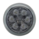 J. W. Speaker 6040 LED Work Lights 3157601 Auxiliary Light, Light, LED, Flood Beam, 4.5 in. Round, Glass Lens, Clear, Aluminum, 12-48 V, Each thumbnail 1