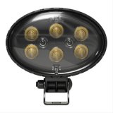 J. W. Speaker 735 LED Work Lights 1706571 Auxiliary Light, Light, LED, Spot Beam, 5 x 3 in. Oval, Clear, Aluminum, 12-24 V, Each thumbnail 3