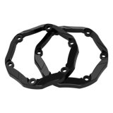 J. W. Speaker Replacement Lens Covers 8200553 Auxiliary Light Cover, Appearance Rings, Round, ABS Plastic, Red, 3.5 in. Diameter, Trail 6 Series, Pair thumbnail 2