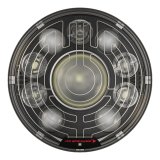 J. W. Speaker 8770 Locomotive Headlights 0554601 Headlight Assemblies, Model Locomotive, LED, Clear Lens, Gray Housing, Black Bezel, Each thumbnail 1