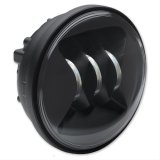 J. W. Speaker 6045 LED Fog Lights 551583 Auxiliary Lights, Model Fog, 4.5 in. Round, Black Die-Cast Aluminum Housing, Black Bezel, 0.75 Amps, 750 Lumens, Polycarbonate Lens, Pair thumbnail 1