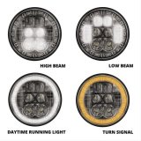 J. W. Speaker 8631 Evolution DOT/ECE-Compliant LED Headlights 551631 Headlight, LED, Round, Clear Lens, Black Housing, Right Hand Traffic, Each thumbnail 4