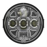 J. W. Speaker 8415 Evolution LED Headlights 551761 Headlight Assemblies, LED, Round, Clear Lens, Black Housing, Xenoy Housing and Fixed Panel Mounting, 4.50 in. Diameter, Each thumbnail 4