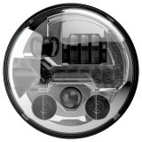J.W. Speaker Headlight Assemblies 0558243 Headlight, EVO3, 12V ECE LHT CHROME, KIT thumbnail 2