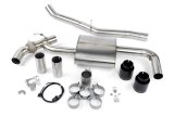 Dinan Free Flow Stainless Exhaust Systems D660-0089 System, Axle Back, 304 Stainless, Split Rear, Polished Tips, BMW, X1, X2, 2.0L, XDrive, Kit thumbnail 1