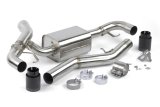 Dinan Free Flow Stainless Exhaust Systems D660-0091-BLK Exhaust, Flow, Rear Axle Back, Steel, Two Rear Outlets, Black Ceramic Tips, BMW, Kit thumbnail 1