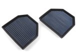 Dinan High-Flow Air Filters D401-0042 Filter, Drop-In, Blue, Oiled, Cotton Gauze, BMW, 3.0L, 4.4L, S55, S63, Pair thumbnail 2
