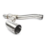 Dinan High-Flow X-Pipes D660-0081 Crossover Pipes, Resonator Delete, X-Pipe, Stainless Steel, Natural, 80mm Diameter, BMW, Kit thumbnail 3