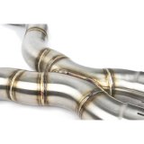 Dinan High-Flow X-Pipes D660-0081 Crossover Pipes, Resonator Delete, X-Pipe, Stainless Steel, Natural, 80mm Diameter, BMW, Kit thumbnail 4