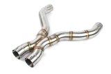 Dinan High-Flow X-Pipes D660-0081 Crossover Pipes, Resonator Delete, X-Pipe, Stainless Steel, Natural, 80mm Diameter, BMW, Kit thumbnail 9