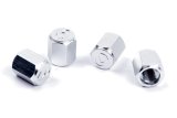 Dinan Valve Stem Caps D757-0008 Caps, Logo, Aluminum, Silver Anodized, Set of 4 thumbnail 5