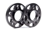 Dinan 0.591 inch Wheel Spacers D210-2029 Spacers, in. Thickness, 2.62 in. Center Bore Diameter, Aluminum, Black, 5 x 112mm Bolt Circle, BMW, Mini, Toyota, Pair thumbnail 1