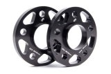 Dinan 0.670 inch Wheel Spacers D210-2030 Spacers, in. Thickness, 2.62 in. Center Bore Diameter, Aluminum, Black, 5 x 112mm Bolt Circle, BMW, Mini, Toyota, Pair thumbnail 1