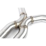 Dinan High-Flow X-Pipes D660-0101 Crossover Pipes, X-Pipe, 304 Stainless Steel, Natural, 3 in. Diameter, BMW, Each thumbnail 4