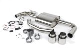 Dinan Free Flow Stainless Exhaust Systems D660-0083 Systems, Stainless, Rear Axle-back, Single In/Dual Out, Steel, Natural, Split Rear Exit, Polished Tips, Mini, 2.0L, Kit thumbnail 1