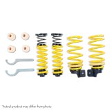 ST Suspensions Adjustable Lowering Springs 273100AU Springs, Height, Front and Rear, Yellow Powdercoated, Use with Factory Dampers, Audi, Kit thumbnail 4