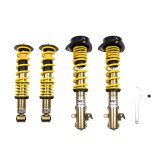 ST Suspensions Performance Coilover Kits 18245818 Kit, Performance, Front and Rear, Twin-Tube, Aluminum Body, Yellow Powdercoated Spring, Subaru, Kit thumbnail 4