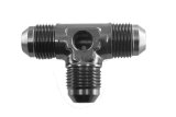 Redhorse Performance 8248 Series Tee Adapter Fittings 8248-06-2 Fitting, Adapter, AN Tee, Aluminum, Black Anodized, -6 AN Male Threads, 1/8 in. NPT Port, Each thumbnail 1