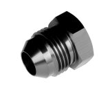 Redhorse Performance 806 Series AN Flare Plugs 806-04-2 Fitting, Plug, -4 Male, Hex Head, Aluminum, Black Anodized, Pair thumbnail 1