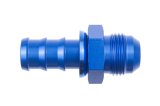 Redhorse Performance 940 Series Push-Lock Hose Ends 940-06-06-1 Ends, Ends, Straight, Socketless Barb, -6 AN End Size, Aluminum, Blue, -6 AN Male Threads, Each thumbnail 1
