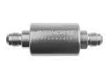 Redhorse Performance 4151 Series 100 Microns Fuel Filter with -6 AN Inlet Size 4151-06-5 Filter, Inline Mount, Aluminum, Clear Anodized, Microns, Male Inlet/Outlet, Each thumbnail 1