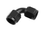Redhorse Performance 8190 Series Couplers 8190-16-2 Fitting, Coupler, Union, AN to AN, 90 Degree, Aluminum, Black Anodized, -16 AN, -16 AN, Swivel, Each thumbnail 1