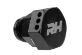 Redhorse Performance Valve Cover Vent Fittings 9832-12-2 Breathers, Fittings, Round, Screw-in, Plastic, Black Anodized, -12 AN Hole Size, Each thumbnail 2