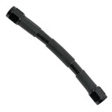 Redhorse Performance 900 Series Nitrous Oxide Hose Assemblies 902-06-06-2 Hose, Braided Stainless Steel, Black, -6 AN Female End, Blue, -6 AN Female End, Black Anodized Ends, 6 in. Length, Each thumbnail 1