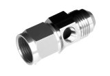 Redhorse Performance 9192 Series Gauge Adapters 9192-06-5 Fitting, Pressure Adapter, Straight, Aluminum, Clear Anodized, -6 AN Male, -6 AN Female, 1/8 in. NPT Female, Each thumbnail 2