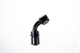 Redhorse Performance 7000 Series Crimp Style Hose End Fittings 7062-10-2 Ends, Ends, 60 degree, Collar, -10 AN Size, Aluminum, Black, -10 AN Female Threads, Each thumbnail 1